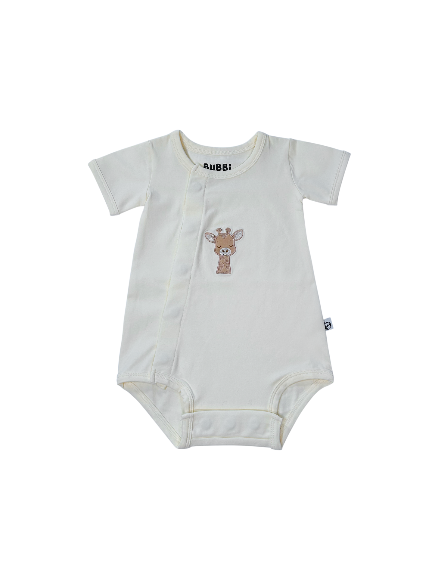 Magnetische Romper Giraffe | Korte Mouwen