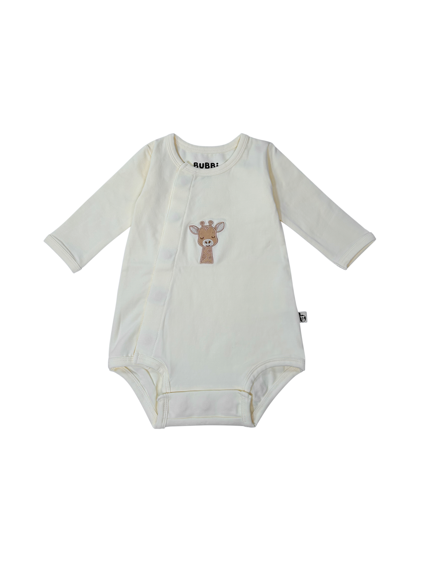 Magnetische Romper Giraffe | Lange Mouwen
