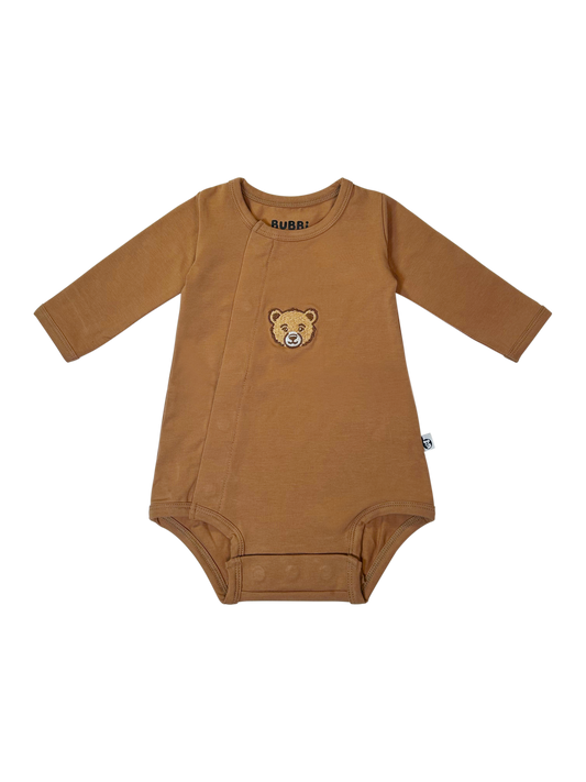 Magnetische Romper Beer |    Lange Mouwen