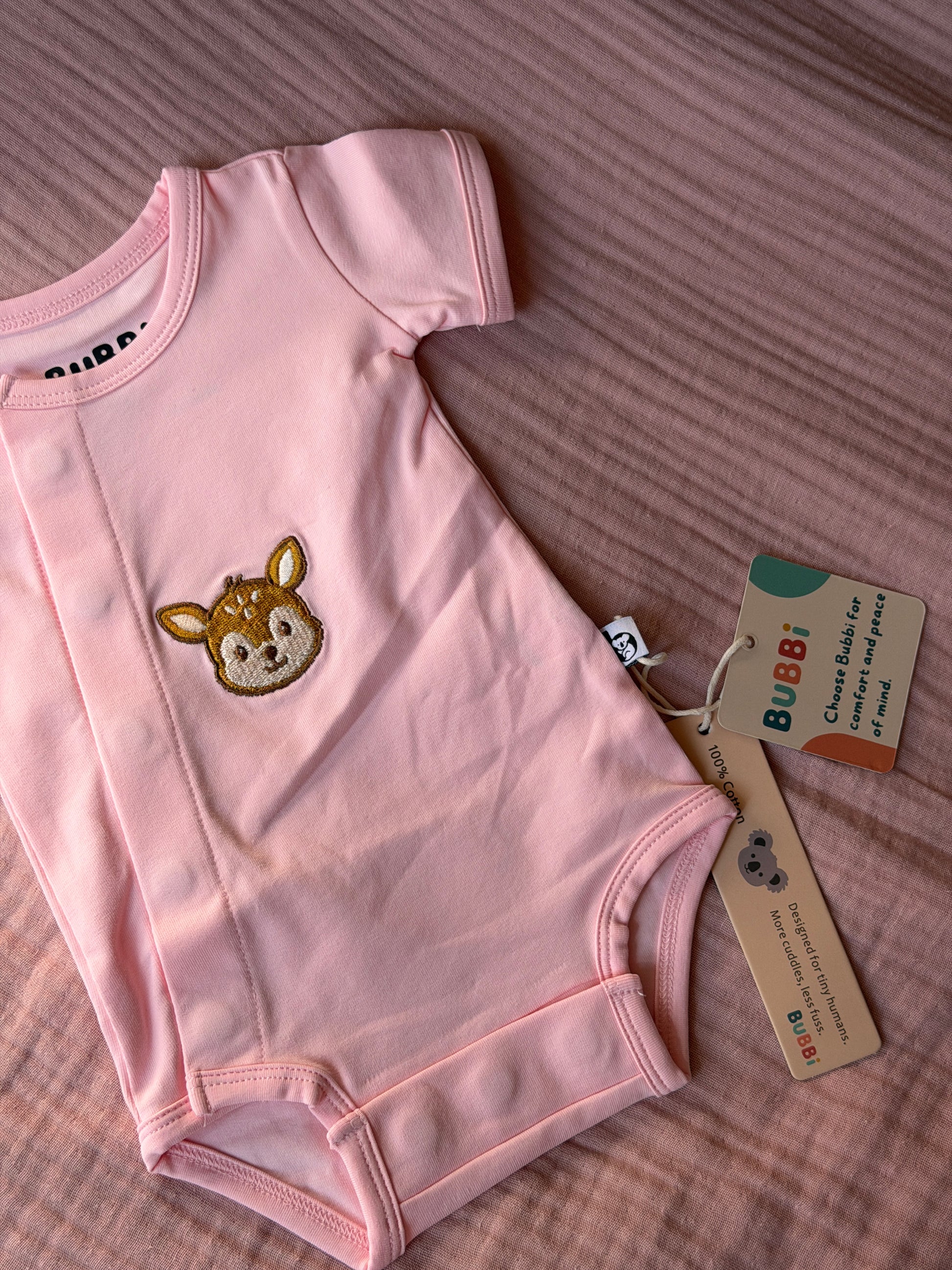 Magnetische Romper Bambi | Korte Mouwen
