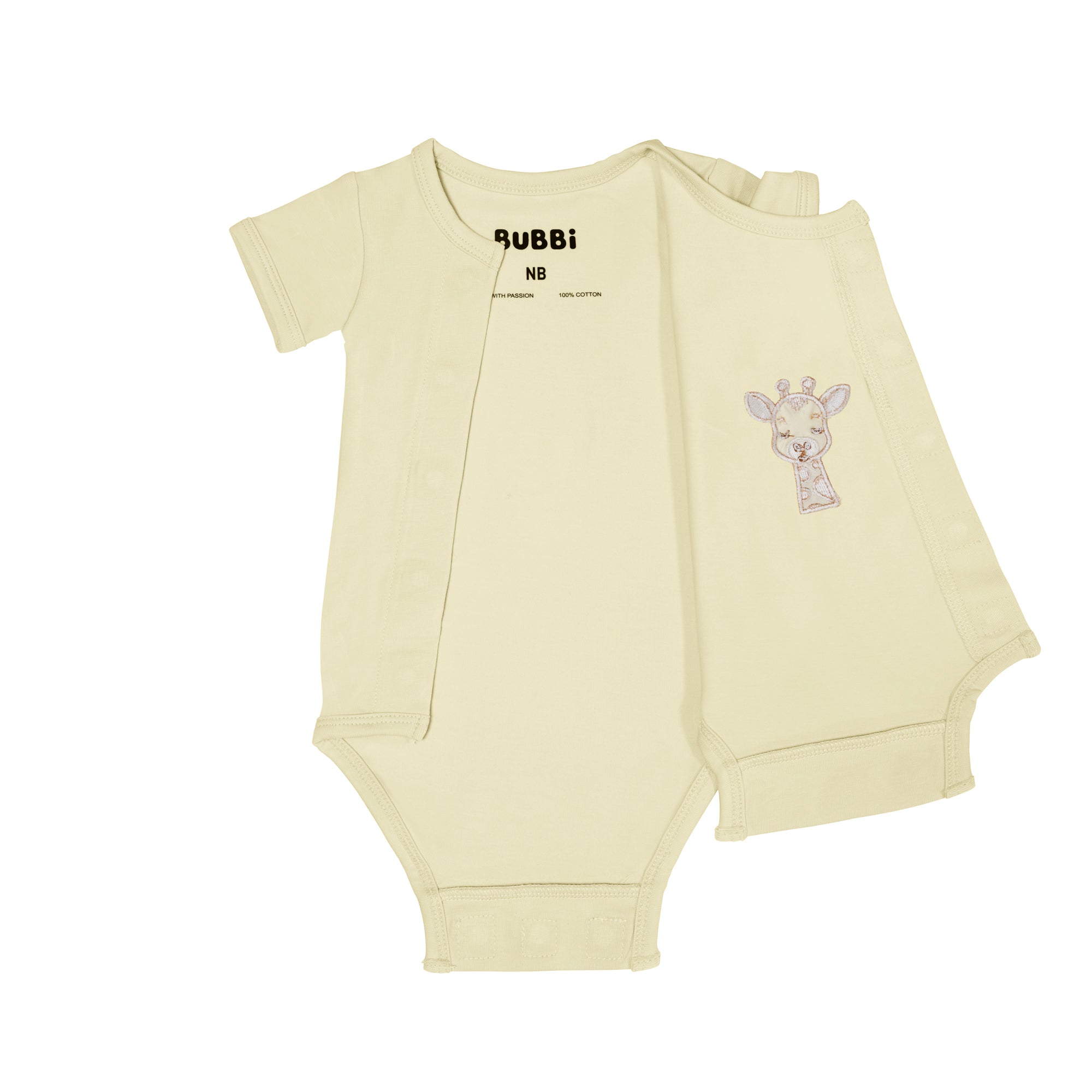 Magnetische Romper Giraffe | Korte Mouwen