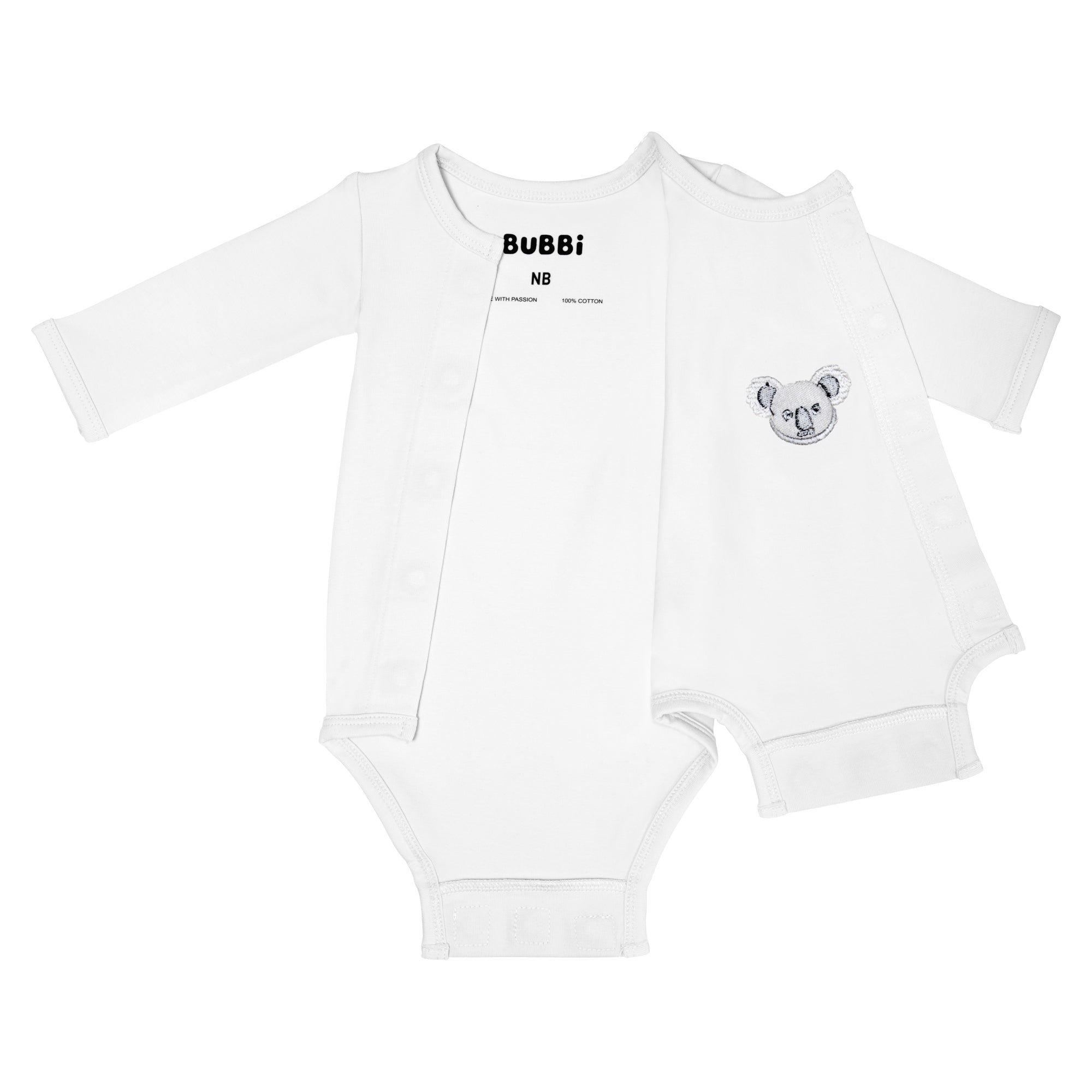 Magnetische Romper Koala | Lange Mouwen