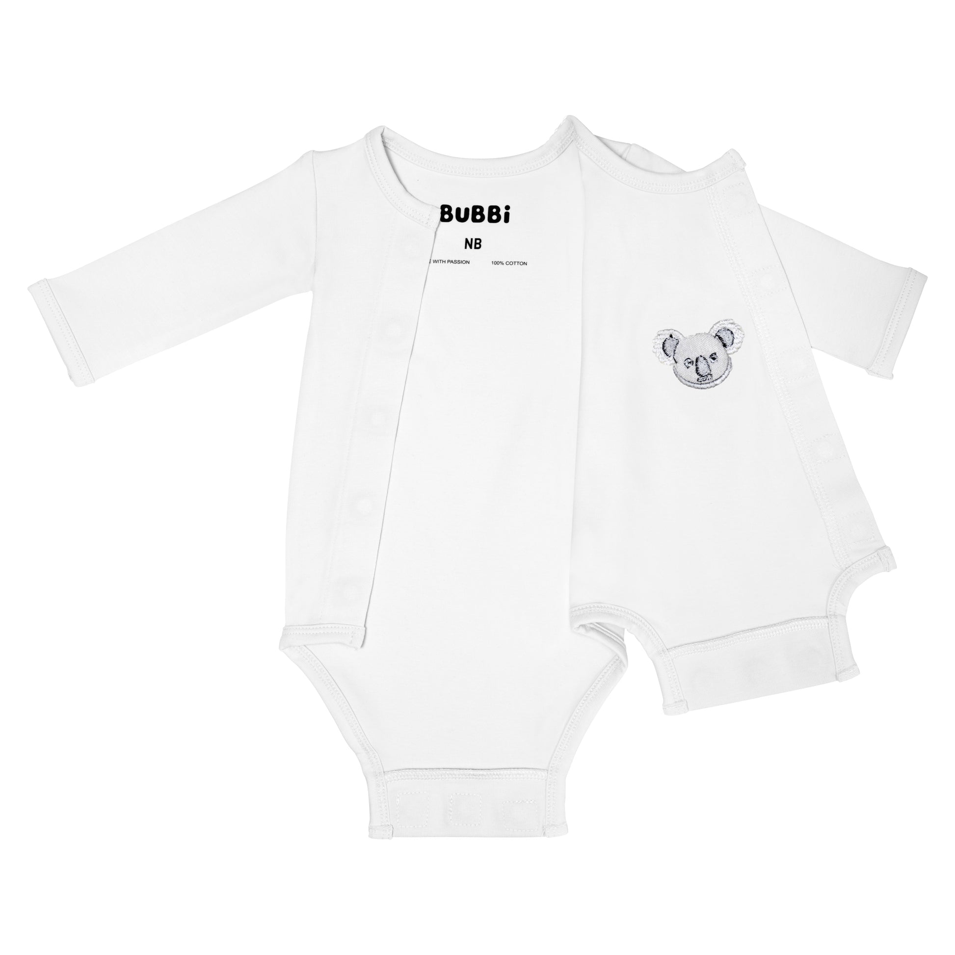 Magnetische Romper Koala | Lange Mouwen